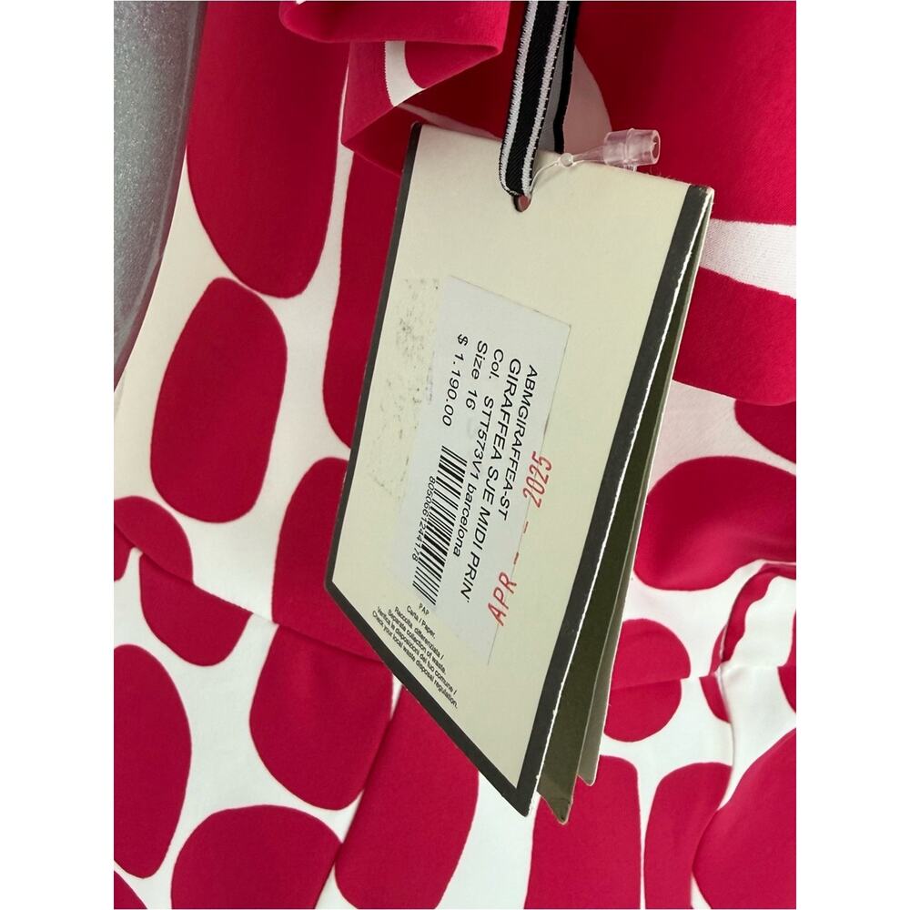 NWT!!! Chiara Boni women polka dot dresses size 16 US Retail 1190$ - Picture 5 of 14
